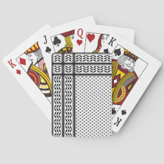 Keffiyeh Symbol of Palestine Resistance Pattern Playing Cards