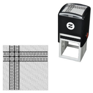 Keffiyeh Symbol of Palestine Resistance Pattern Self-inking Stamp