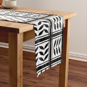 Keffiyeh Symbol of Palestine Resistance Pattern Short Table Runner