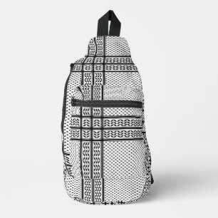 Keffiyeh Symbol of Palestine Resistance Pattern Sling Bag