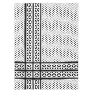 Keffiyeh Symbol of Palestine Resistance Pattern Tablecloth