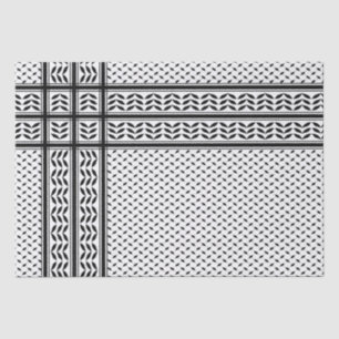 Keffiyeh Symbol of Palestine Resistance Pattern Tissue Paper