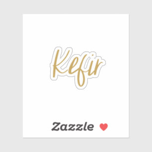 Kefir Storage Sticker