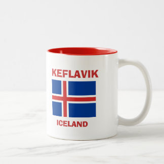 Keflavik, Iceland Airport KEF Code Mug