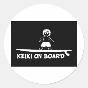 Keiki On Board.JPG Classic Round Sticker