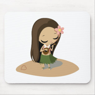 Keilana the Hula Girl Mouse Mat