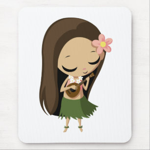Keilana the Hula Girl Mouse Mat