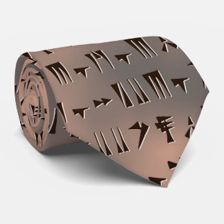 Keilschrift cuneiform tie