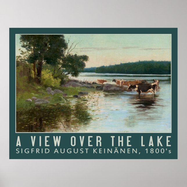 Keinänen’s Lake View art poster (Front)