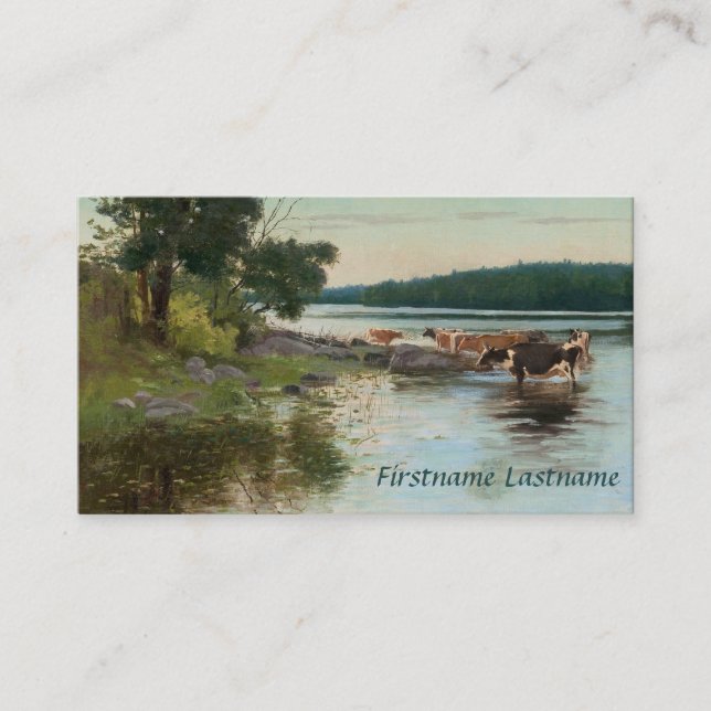 Keinänen’s Lake View business cards (Front)