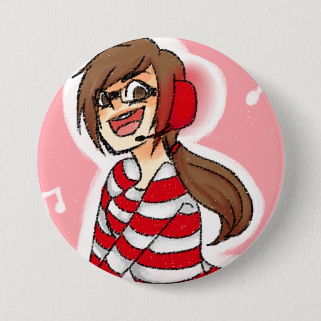 KEIpoid button! 7.5 Cm Round Badge (Front)