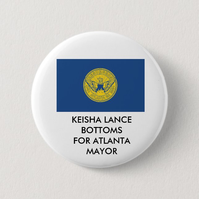 KEISHA LANCE BOTTOMS FOR ATLANTA MAYOR BUTTON (Front)