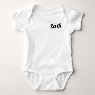 Keith Baby Name, Bodysuit