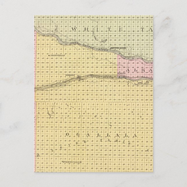 Keith County, Nebraska Postcard (Front)