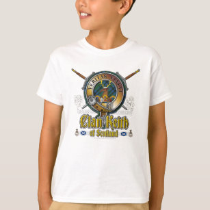Keith Crest Badge & Tartan T-Shirt