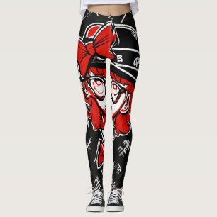Keith Haring Inspired Graffiti Leggings