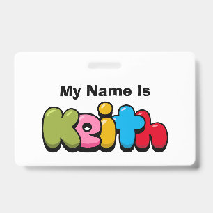 Keith ID Badge