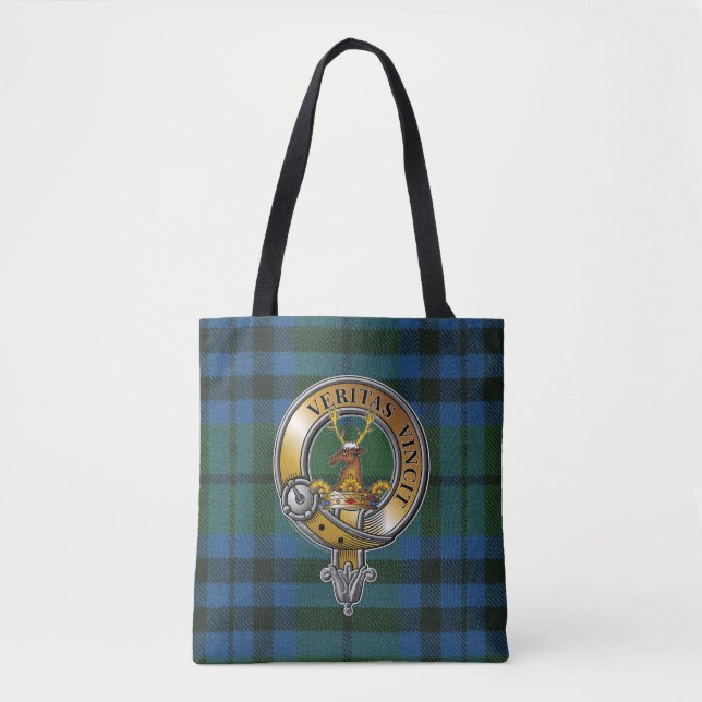 Keith Tartan & Badge Tote Bag (Front)