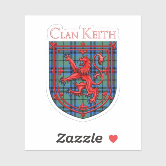 Keith Tartan Scottish Plaid Lion Rampant (Sheet)