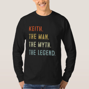 Keith The Man Myth Legend Fatheru2019s Day Papa G T-Shirt
