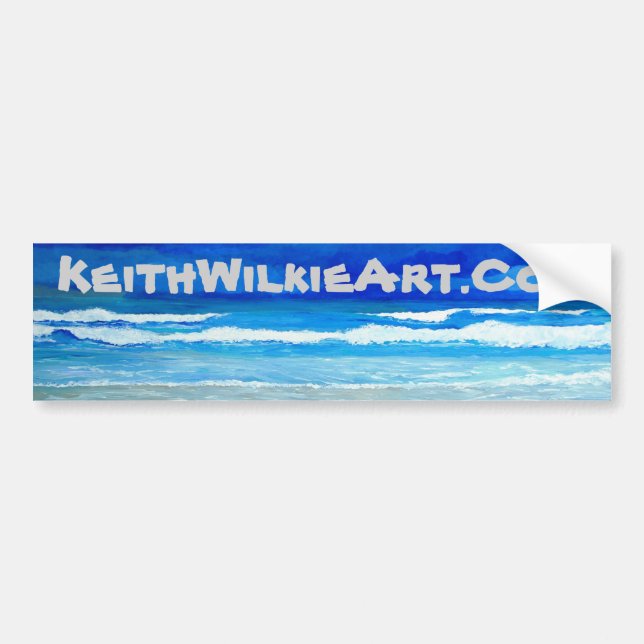 Keith Wilkie Art Bumber Sticker (Front)