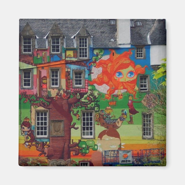 Kelburn Castle Brazilian Art Magnet (Front)