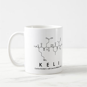 Keli peptide name mug