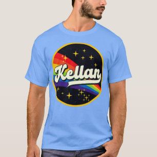Kellan Rainbow In Space Vintage Style T-Shirt