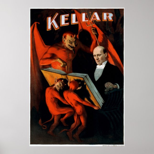 Kellar and his servants poster (Front)