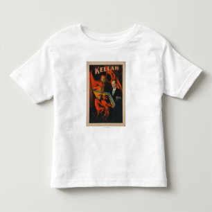 Kellar Devil and Demons with Magic Book Poster Toddler T-Shirt