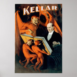 Kellar Devil Magician Poster