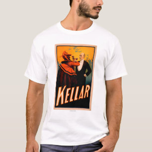 Kellar Magician Drinking Wine with the Devil T-Shirt