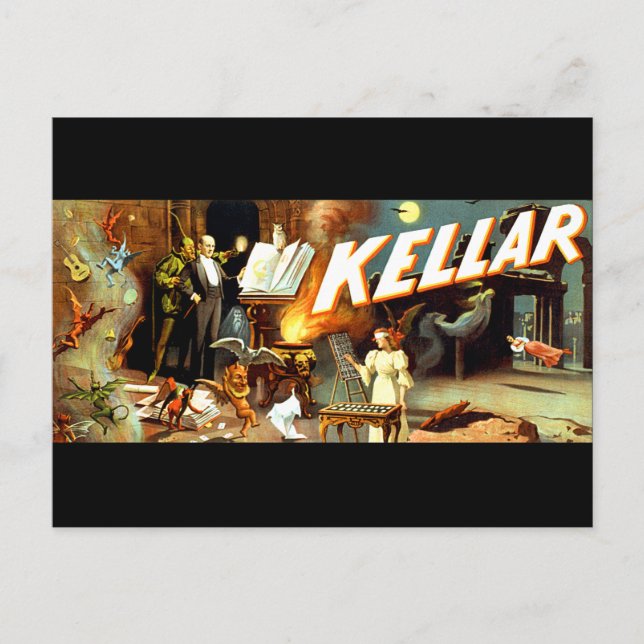 KELLAR POSTCARD (Front)
