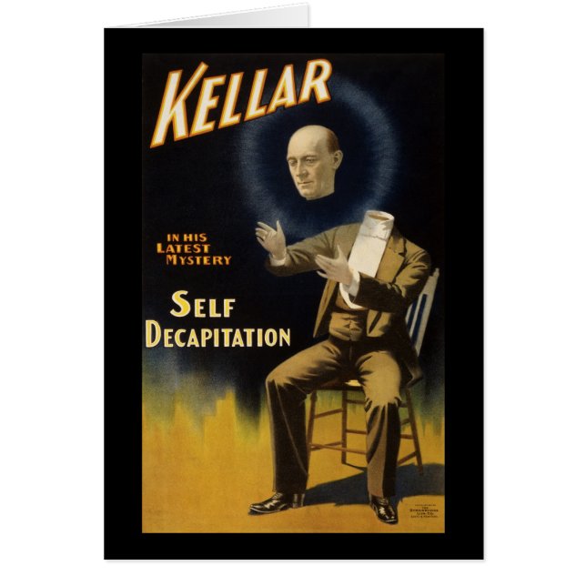 Kellar self decapitation (Front)