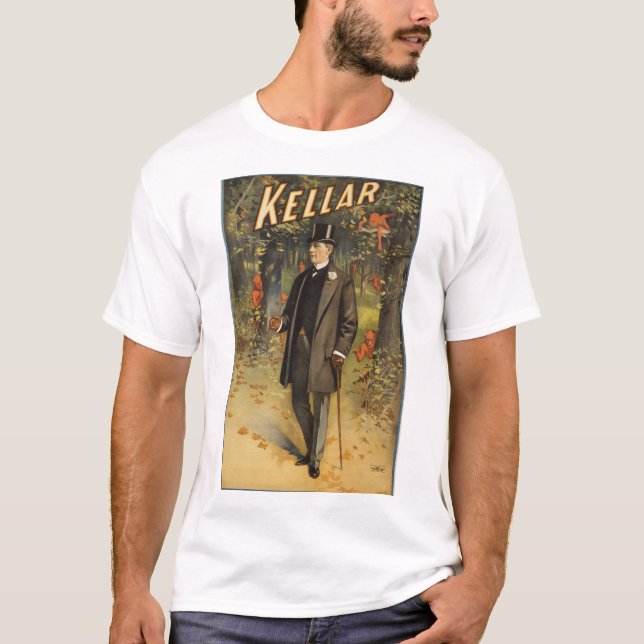 Kellar the Magician A Walk in the Woods T-Shirt (Front)