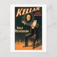 Kellar the Magician - Self Decapitation - Vintage