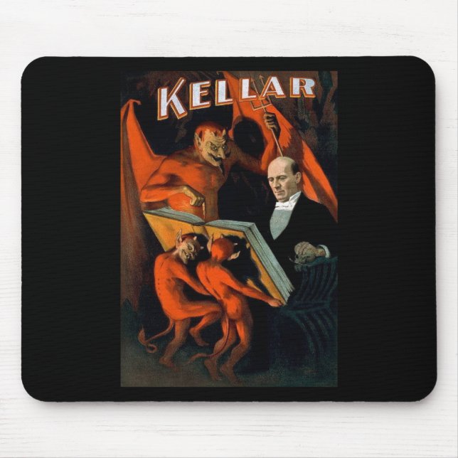 Kellar The Magician Vintage Magic Mouse Mat (Front)