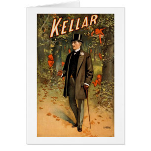 Kellar the Magician with Devils - Vintage Ad