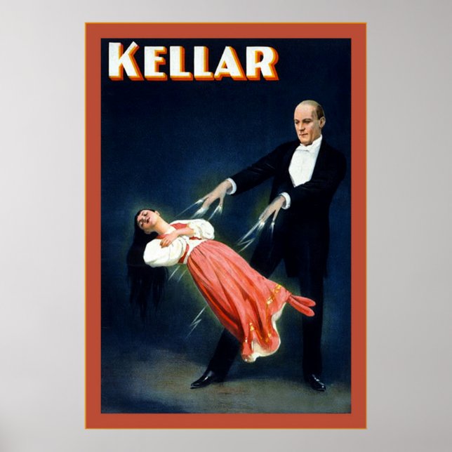 Kellar ~ Vintage Magician Poster (Front)