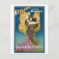 Kellar's ~ Golden Butterfly Vintage Magic Act