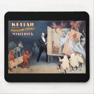 Keller and His Perplexing Cabinet Mysteries Mouse Mat