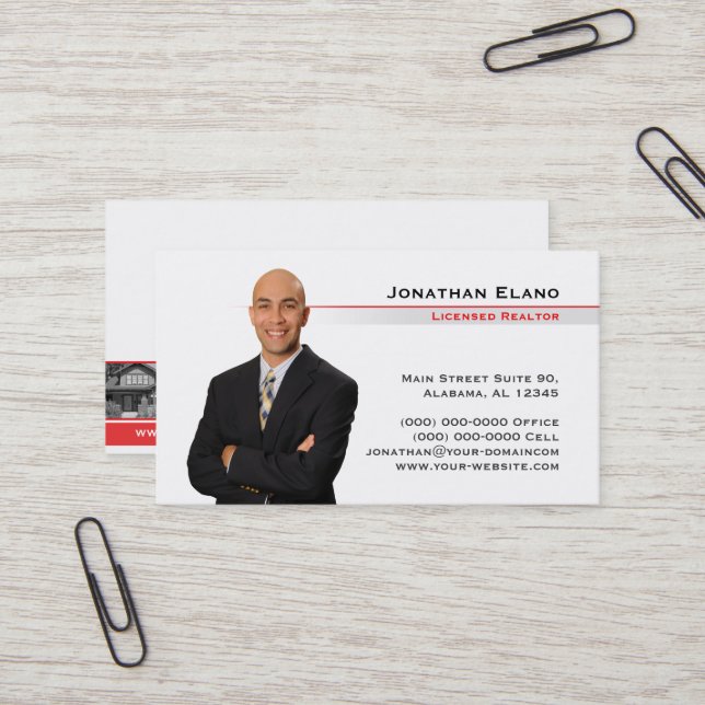 Keller Williams Real Estate Business Card (Front/Back In Situ)