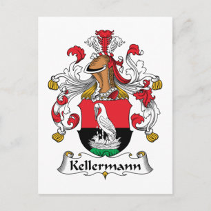 Kellermann Family Crest Postcard