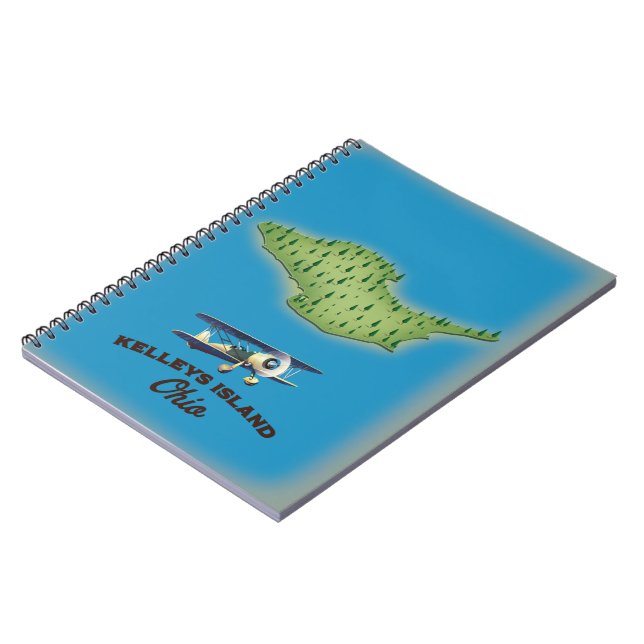 Kelleys Island Ohio Notebook (Left Side)