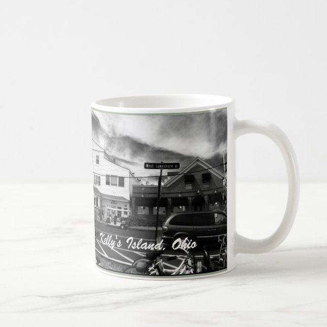 Kelley's Island, Ohio Street Photo Mug (Right)