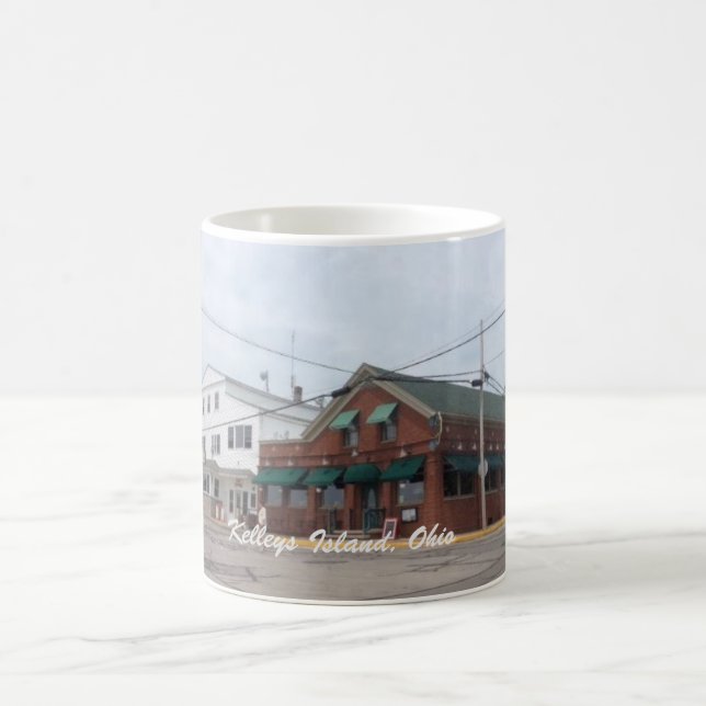 Kelley's Island, Ohio Village Photo Mug (Center)