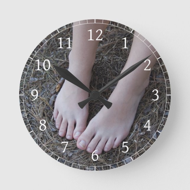 Kellie Barefoot in Nature Clock (Front)