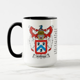 Kellogg Family Coat of Arms Mug