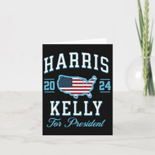 Kelly 2024 Usa Flag Presidential Election Vintage Card
