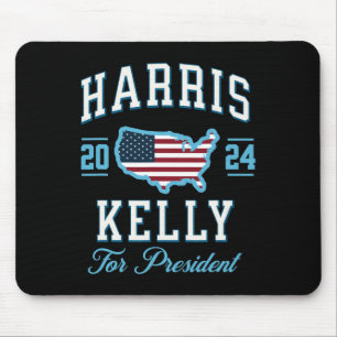 Kelly 2024 Usa Flag Presidential Election Vintage Mouse Mat